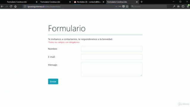 Formularios PHP con: AJAX, MySQL, reCAPTCHA y Bootstrap 4! – Screenshot 1