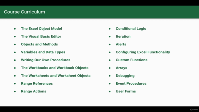 Excel VBA Programming - The Complete Guide – Screenshot 4