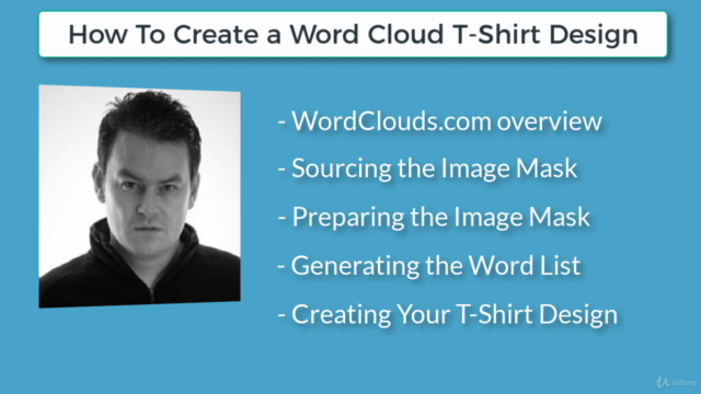 Merch by Amazon Word Cloud T-Shirt Design – Screenshot 4