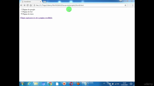 Construa sites em HTML e Javascript – Screenshot 2