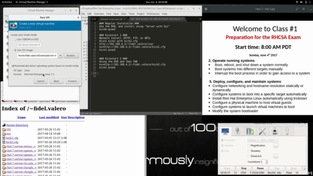 RHCSA Training Class RHEL7 – Screenshot 3