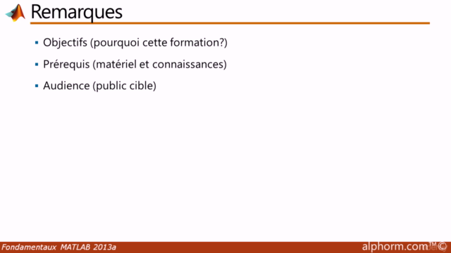 Matlab 2013A : Acquérir les fondamentaux – Screenshot 2
