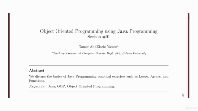Object Oriented Programming using Java in Arabic (Free) – Screenshot 2