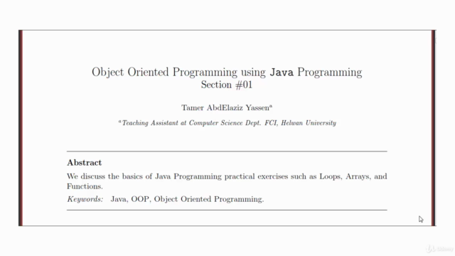 Object Oriented Programming using Java in Arabic (Free) – Screenshot 3