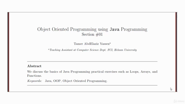Object Oriented Programming using Java in Arabic (Free) – Screenshot 4
