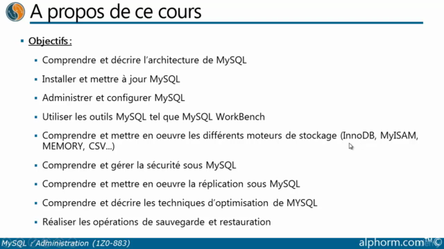 MySQL : Réussir la certification 1Z0-883 – Screenshot 2