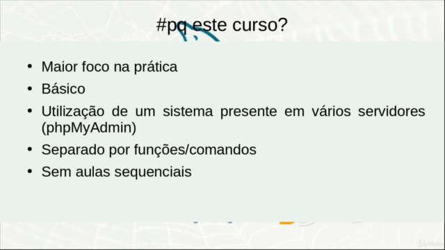 Aprenda Banco de Dados MySQL com PhpMyAdmin na Prática – Screenshot 1