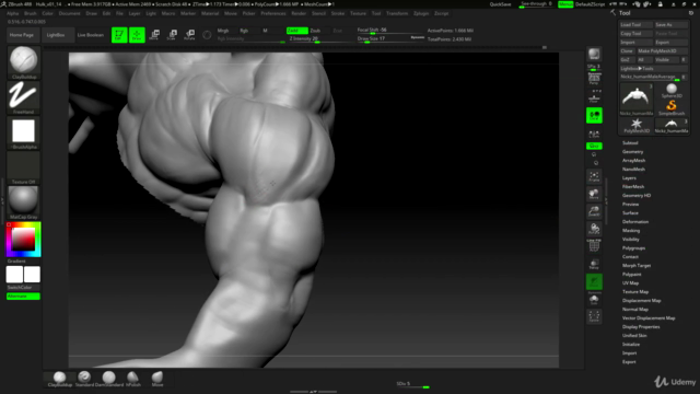 Create your own Hulk Vol.1: Body Modeling – Screenshot 1