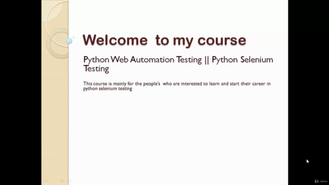 Python Web Automation testing|| Python Selenium Webdriver - Screenshot_01