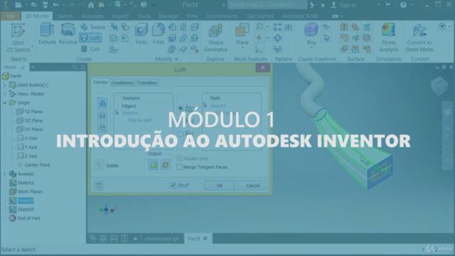 Autodesk Inventor Professional: Modelando a 3D – Screenshot 2