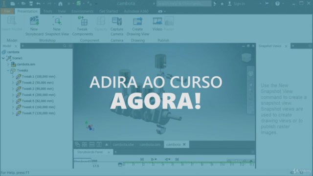 Autodesk Inventor Professional: Modelando a 3D – Screenshot 4