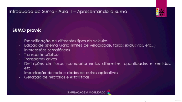 Ferramenta de Microssimulação de Tráfego SUMO (Atualizado) – Screenshot 1
