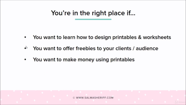 How to Design Printables & Make Money Online – Screenshot 1
