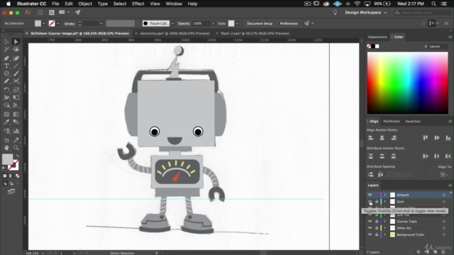 Digital Illustration: Design a Fun Character! – Screenshot 1