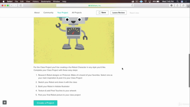 Digital Illustration: Design a Fun Character! – Screenshot 3