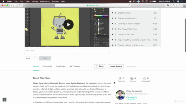Digital Illustration: Design a Fun Character! – Screenshot 4
