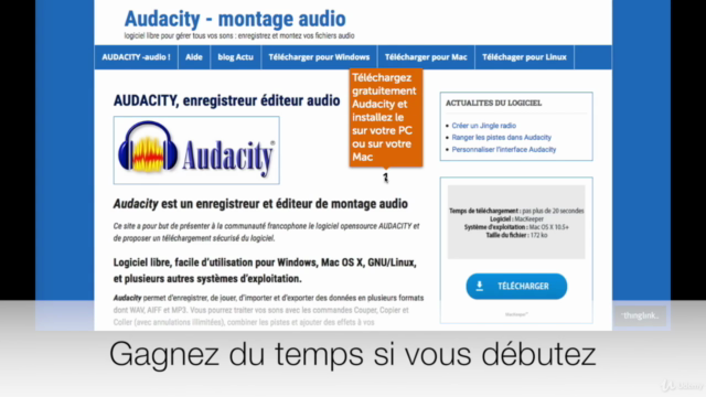 Audacity : prise en main express – Screenshot 1