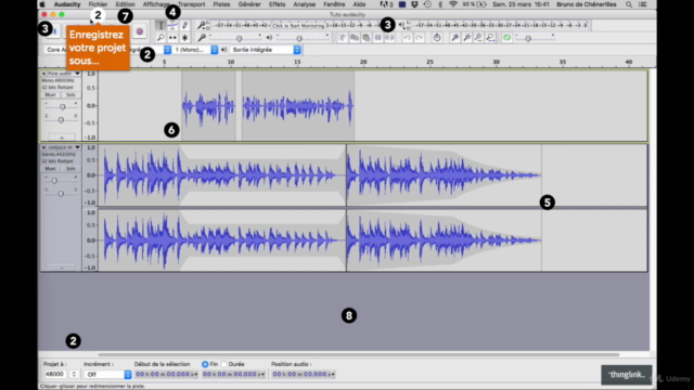 Audacity : prise en main express – Screenshot 2
