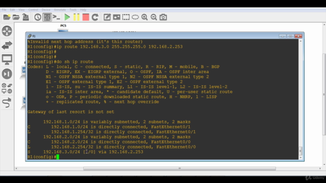 Cisco CCNA: Everything about Static Routing! In Depth Course – Screenshot 4