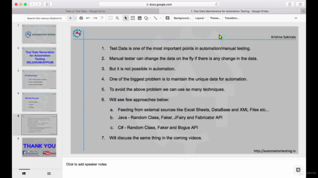 Test Data Generation for Selenium and Appium – Screenshot 2