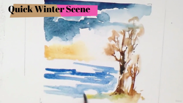 Watercolor paint fun & easy HOLIDAY CARDS for all occasions – Screenshot 3