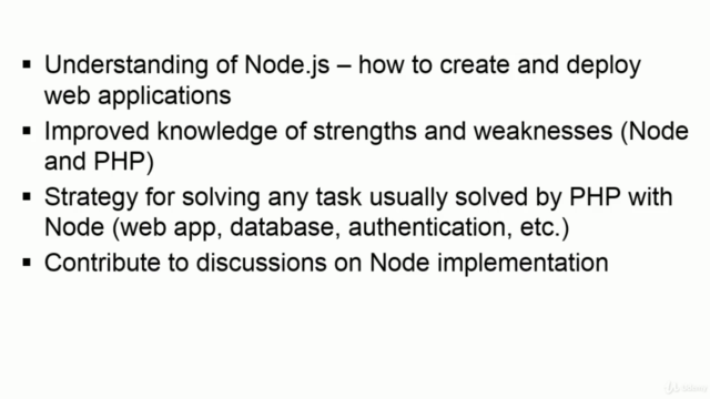 Learning NodeJS for PHP Developers – Screenshot 2