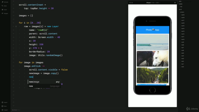 Interactive Prototypes with Framer – Screenshot 4