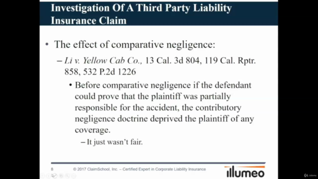 Investigation of a Third Party Liability Insurance Claim – Screenshot 3