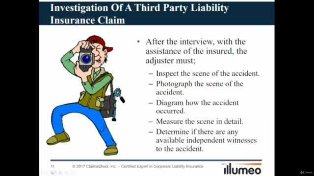 Investigation of a Third Party Liability Insurance Claim – Screenshot 4