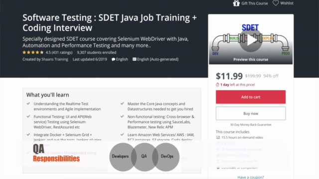 SDET Training: Selenium WebDriver, Java Project & Code Tests - Screenshot_04