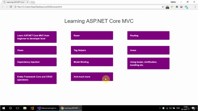 Learning ASP.NET Core 2.0 MVC - Beginner to Developer - Screenshot_04