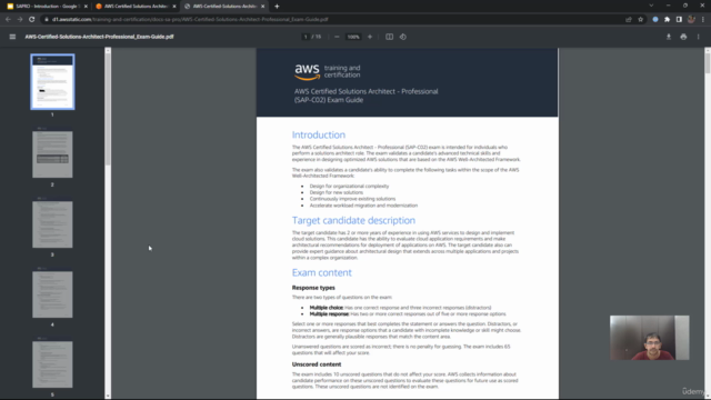 AWS Certified Solutions Architect - Professional 2022 - Screenshot_01