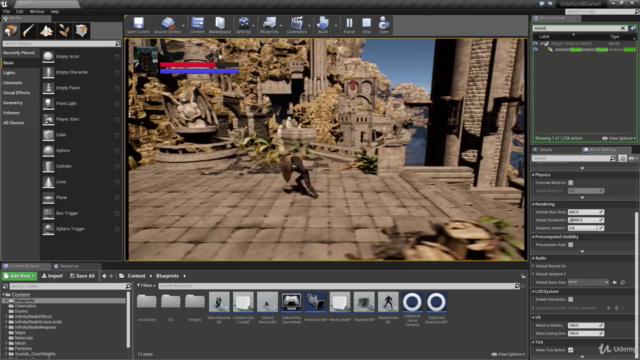 언리얼 엔진4 ( Unreal Engine ) 3D 횡스크롤 게임 만들기 – Screenshot 4