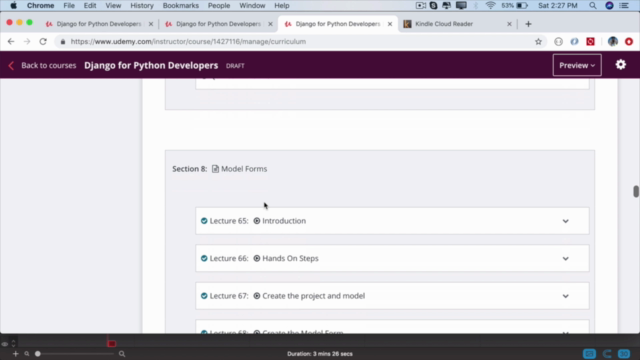 Django for Python Developers – Screenshot 3