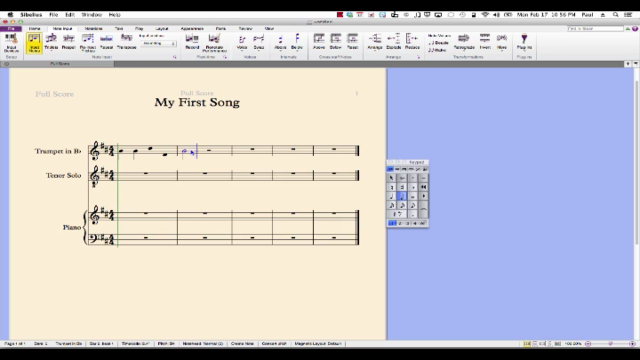Learn the basics of Sibelius 7.5 (Music Notation Software) – Screenshot 1