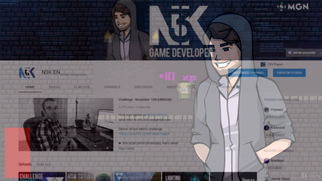 Learn Unity Engine and C# by creating a real top down RPG – Screenshot 1