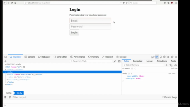 JavaScript User Authentication Login Script (JWT) - Screenshot_01