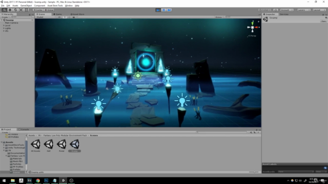 Learn To Make Epic Low Poly Scenes In Unity [Advanced] – Screenshot 1