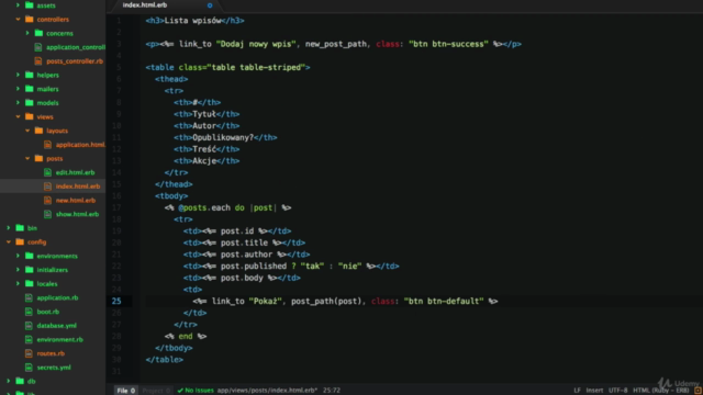Ruby on Rails - programowanie od podstaw – Screenshot 2