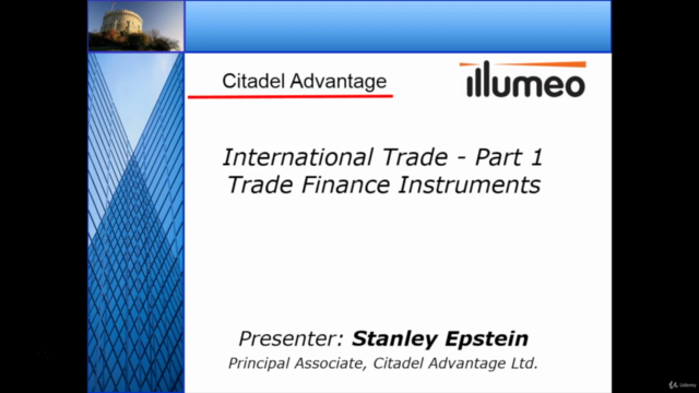 International Trade - Part 1: Trade Finance Instruments – Screenshot 1