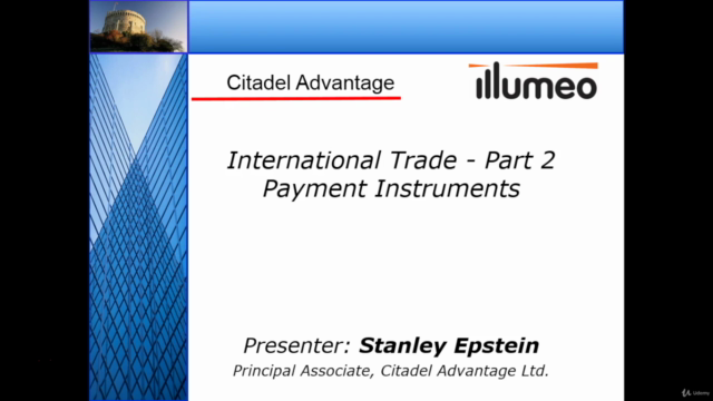 International Trade - Part 2: Payment Instruments – Screenshot 1
