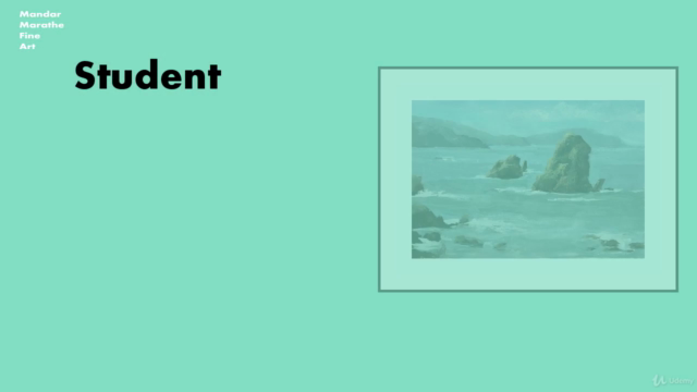 Seascape Painting In Opaque Watercolors – Screenshot 4