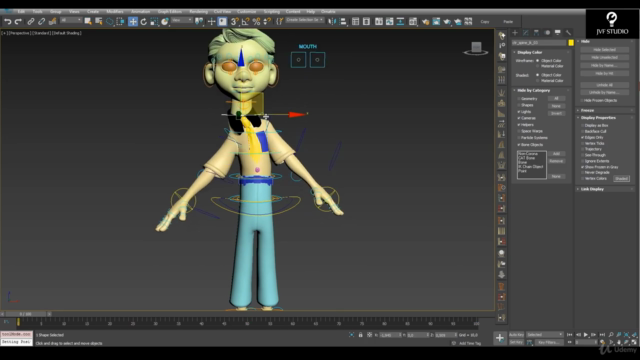 Rigging Completo com Técnicas da Indústria de Animação – Screenshot 4
