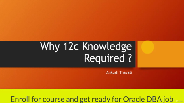 Oracle 12C database Administration - Oracle dba – Screenshot 2