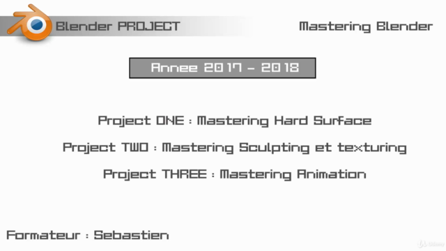 BlenderProject : ONE - Maîtriser la modélisation HardSurface – Screenshot 1