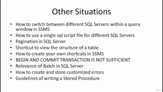 T-SQL Training with Real World Scenarios:Tricks of the Trade – Screenshot 4
