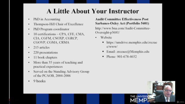 Audit Committee and Corporate Governance – Screenshot 1