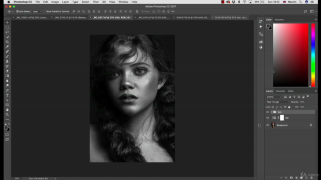Procesowanie i Retusz w Photoshop - Czarno & Biale Zdjecia – Screenshot 2