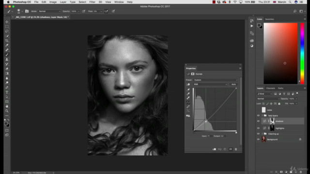Procesowanie i Retusz w Photoshop - Czarno & Biale Zdjecia – Screenshot 3