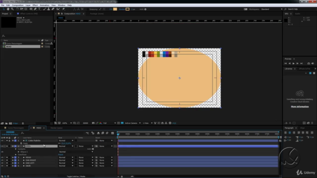 Criação e Animação de Personagem no Adobe After Effects – Screenshot 1